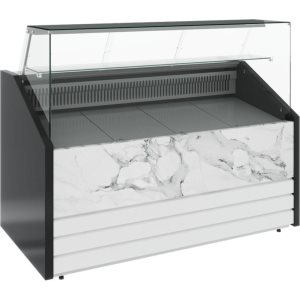 Витрина холодильная Carboma GC75 VV 1,5-1 фронт нестандартный цвет (динамика) - Изображение 4