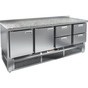 Стол холодильный среднетемпературный HiCold GNE 1122/TN камень
