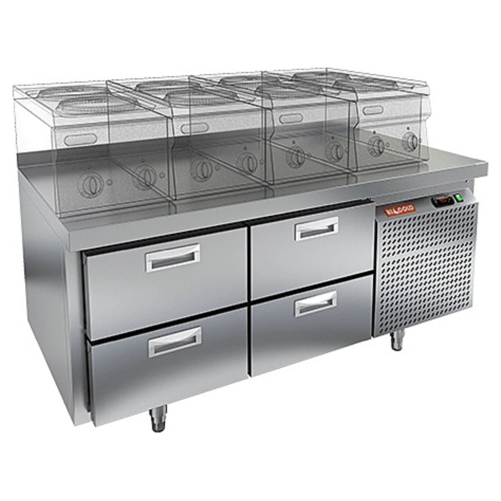 Стол морозильный HiCold SN 22/BT LT SH под тепловое оборудование