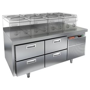 Стол морозильный HiCold SN 22/BT LT SH под тепловое оборудование