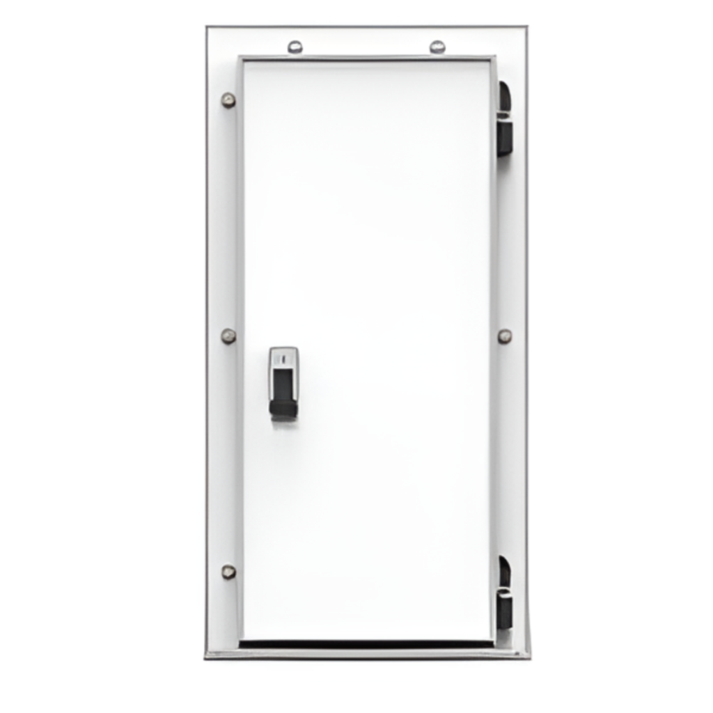 Дверь холодильная распашная одностворчатая НТ-РДО-800*2100/80 (с металлической рамой)