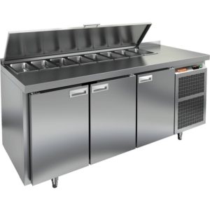 Стол холодильный для салатов HiCold SL2-111SN (1/6)