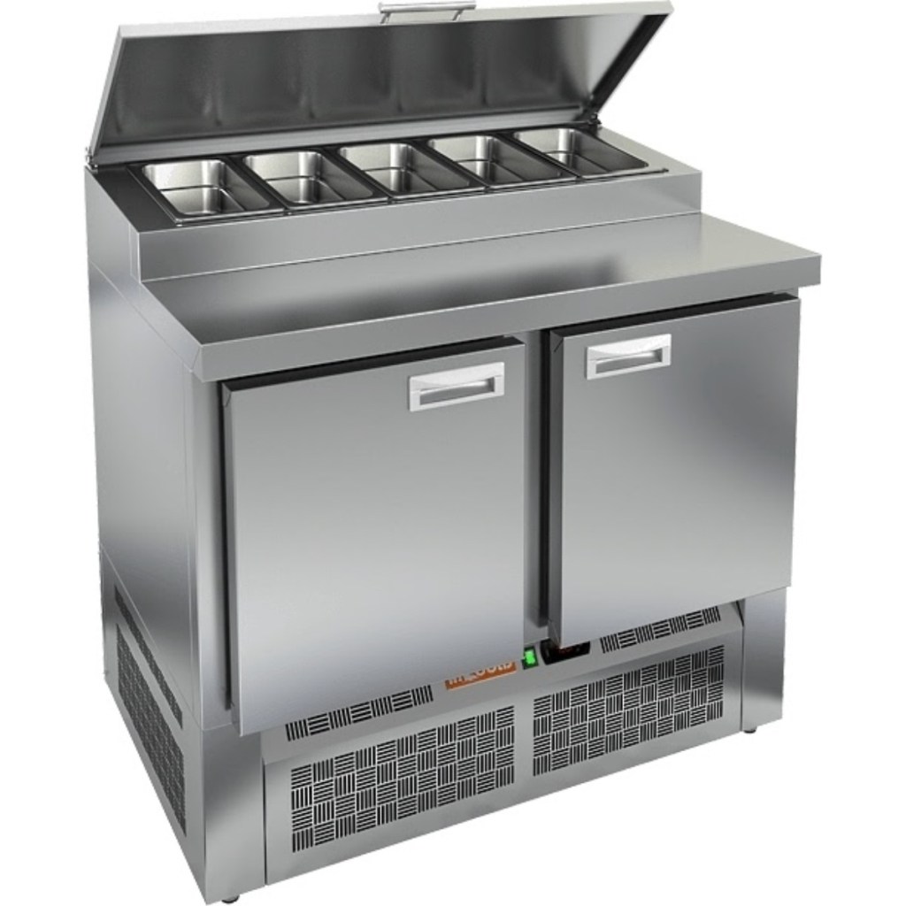 Стол холодильный для пиццы HiCold PZE1-11/GN (1/3H)