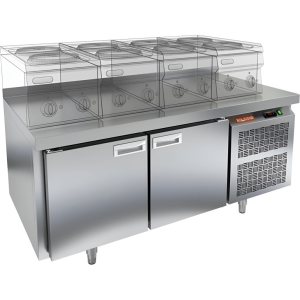 Стол охлаждаемый HiCold GN 11/TN LT О под тепловое оборудование