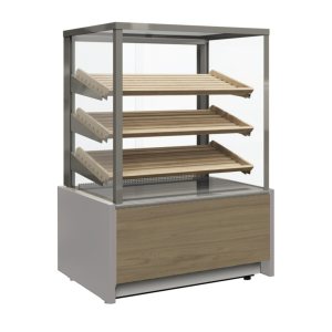 Витрина кондитерская Carboma KC70 N 0,6-1 Light Bread Паттерн (0110 Мариель) хлебная, со стеклом