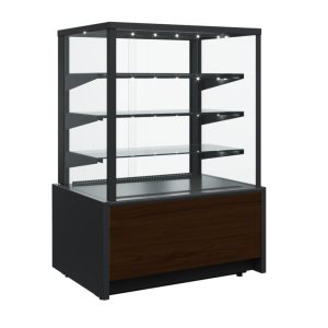 Витрина кондитерская Carboma KC70 VM 1,3-1 Light Паттерн (0105 Венге)