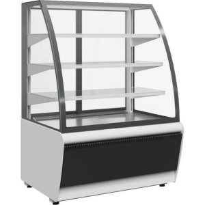 Витрина кондитерская Carboma K70 VV 0,9-1 Standard (9006-9005) (ВХСв-0,9д Carboma Люкс ТЕХНО)