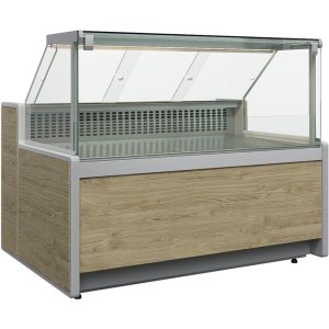 Витрина холодильная Carboma GC111 SV 1,25-1 (1010 Мариель) (газлифт, без боковин)