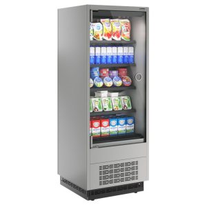 Горка холодильная Carboma FC20-07 VM 0,7-1 0300 LIGHT фронт Х0 (версия 2,0) (9006-9005) (бок металл)