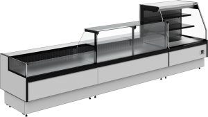 Витрина холодильная GC95 SM 1,25-1 без боковин (версия 2.0) 9006-9005 - Изображение 3