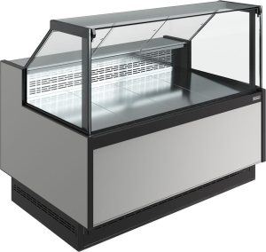 Витрина холодильная Carboma GC110 SM 1,25-1 с боковинами (версия 2.0) (9006-0430)