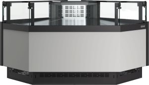 Витрина холодильная Carboma GC110 VM 5-2 внешний угол открытая без боковин (версия 2.0) (цвет по схеме стандарт)