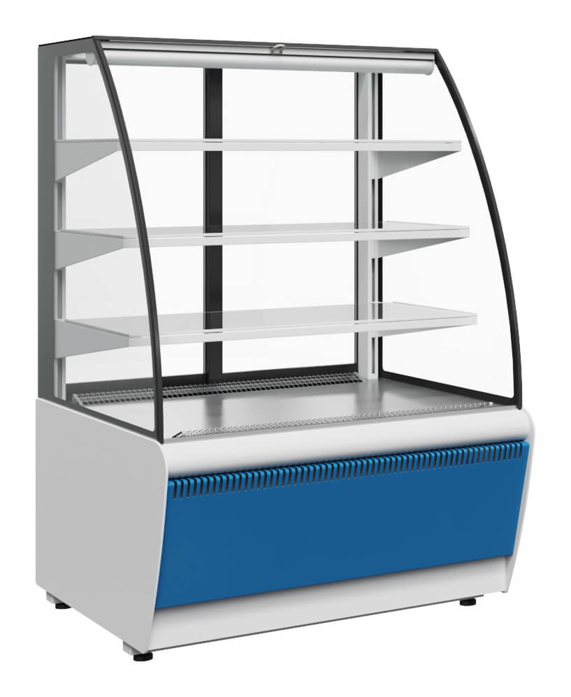 Витрина кондитерская Carboma K70 ВХСо-1,3д (K70 VM 1,3-2 STANDARD FLANDRIA) открытая - Изображение 14