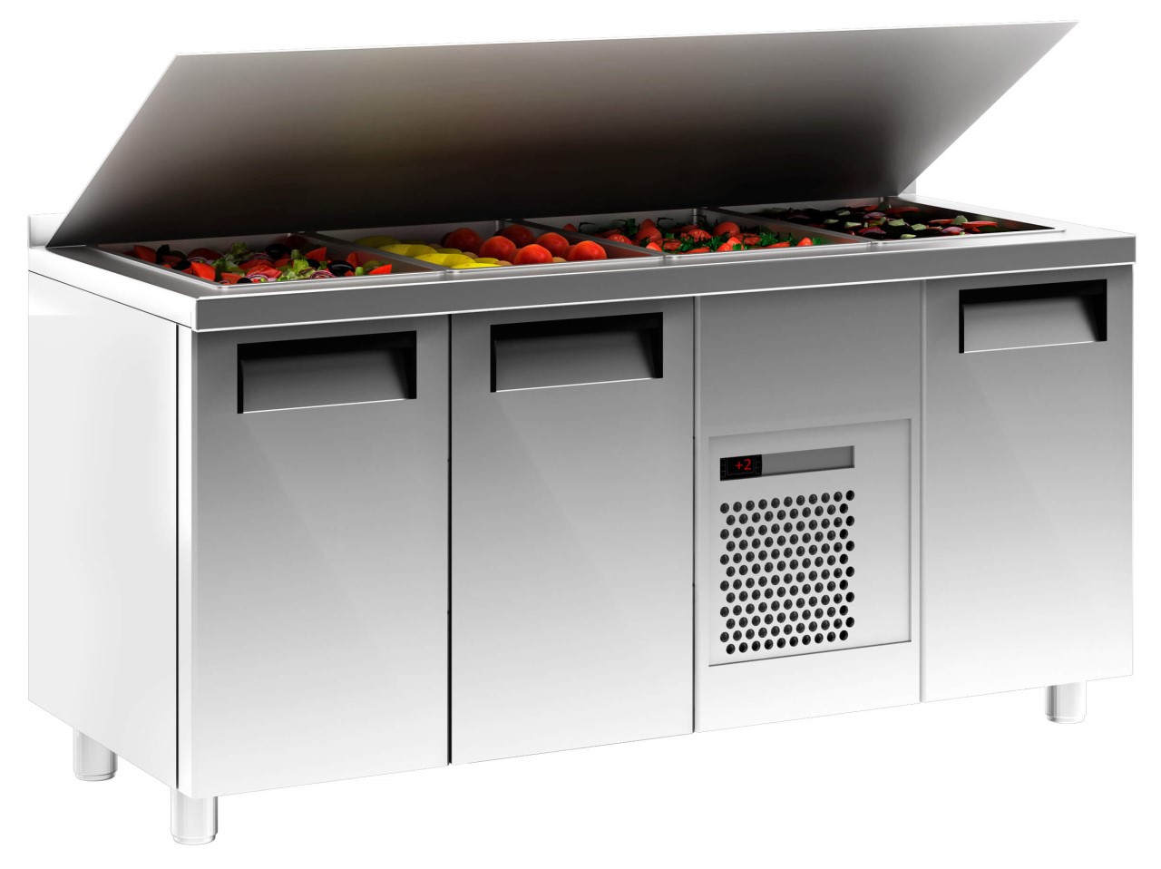 Холодильный стол для приготовления салатов Сarboma T70 M2sal-1 0430 (SL 2GN)