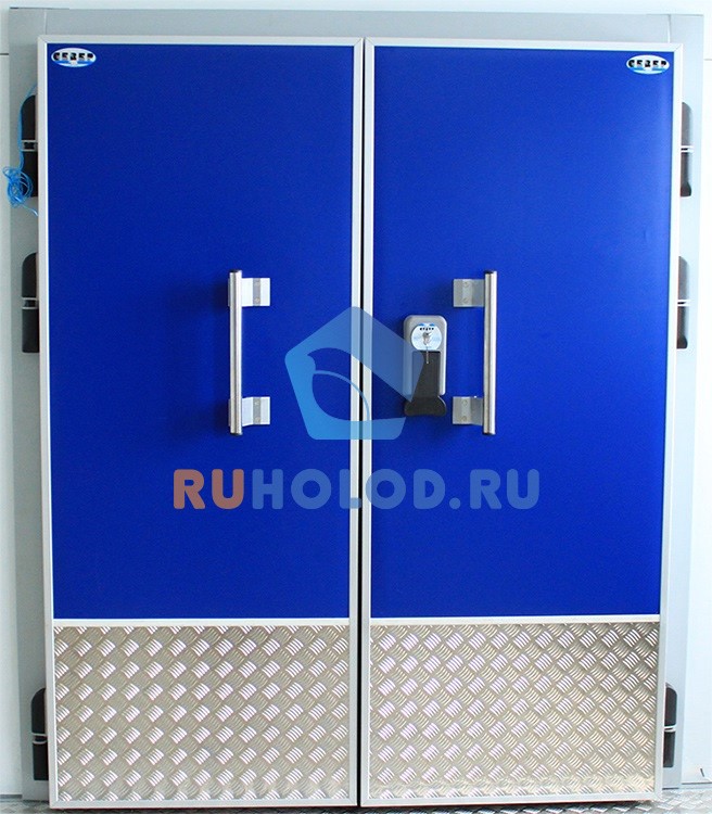 Дверь холодильная распашная двустворчатая СТ-РДД-1600*2200/80