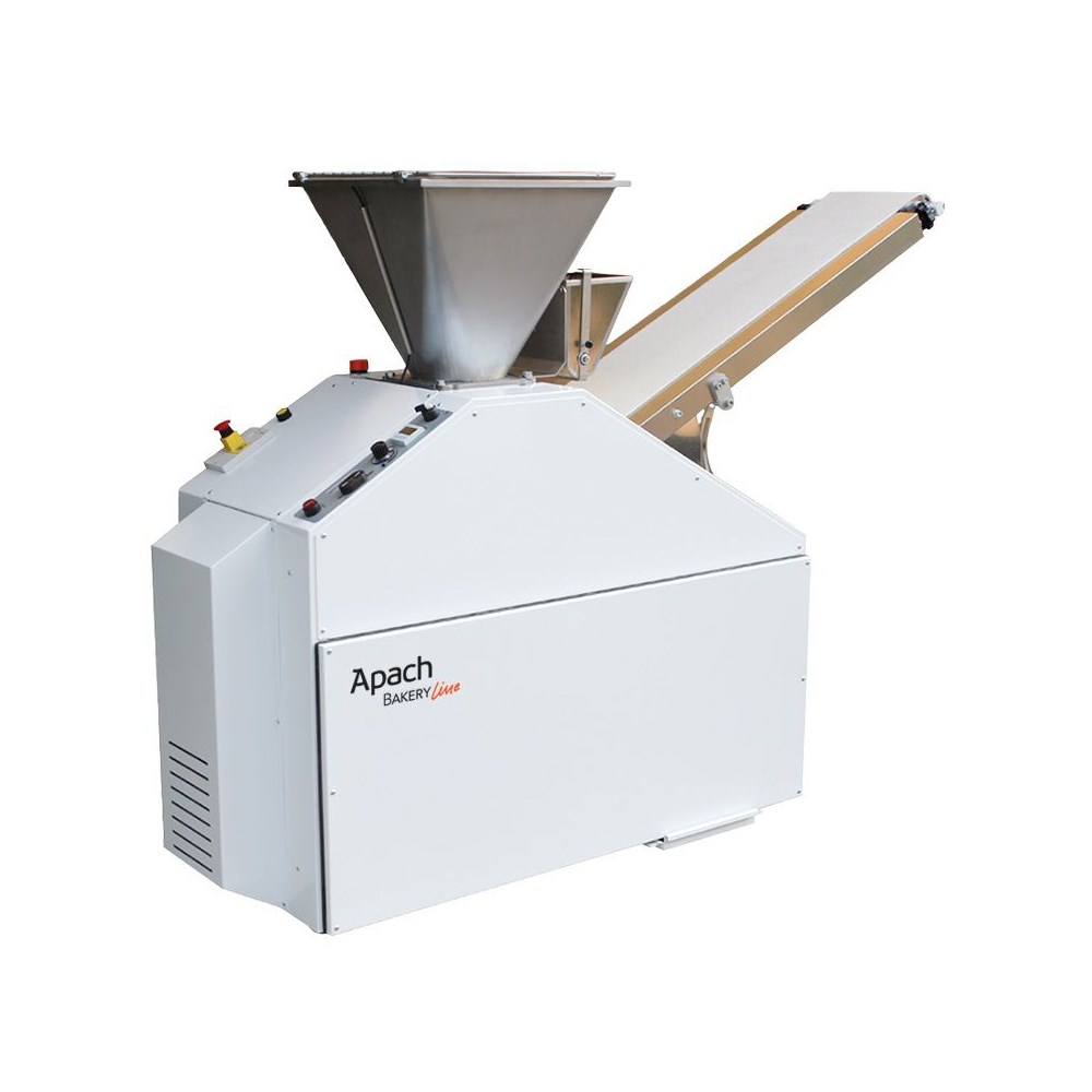 Тестоделитель вакуумный Apach Bakery Line SDT120 SA с тефлоновым бункером, системой смазки и приводом конвейера